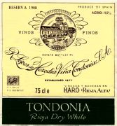 Rioja_Lopez Heredia_Tondonia_hvid1980